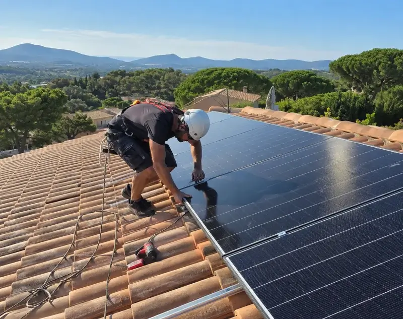 Installateur panneaux solaires Pouzols — pose photovoltaïque sur toiture