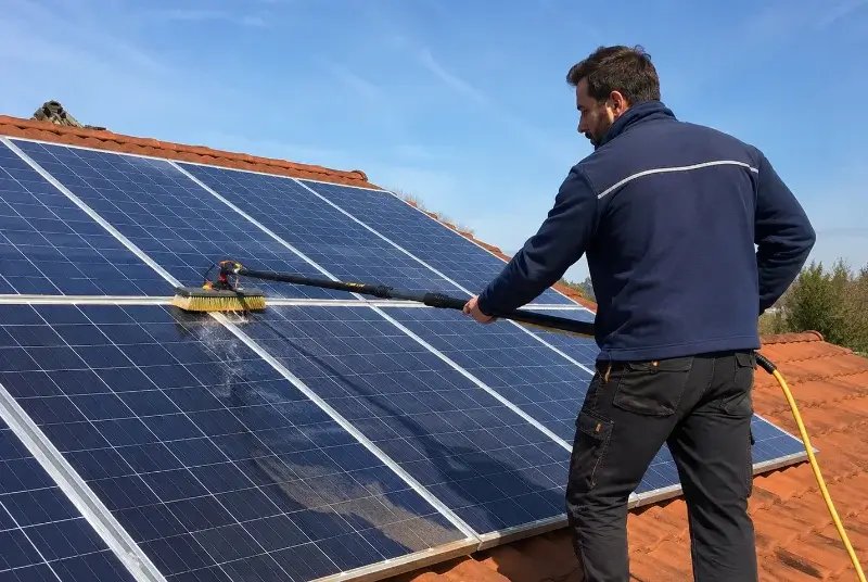 Nettoyage et entretien de panneaux solaires à Pouzols